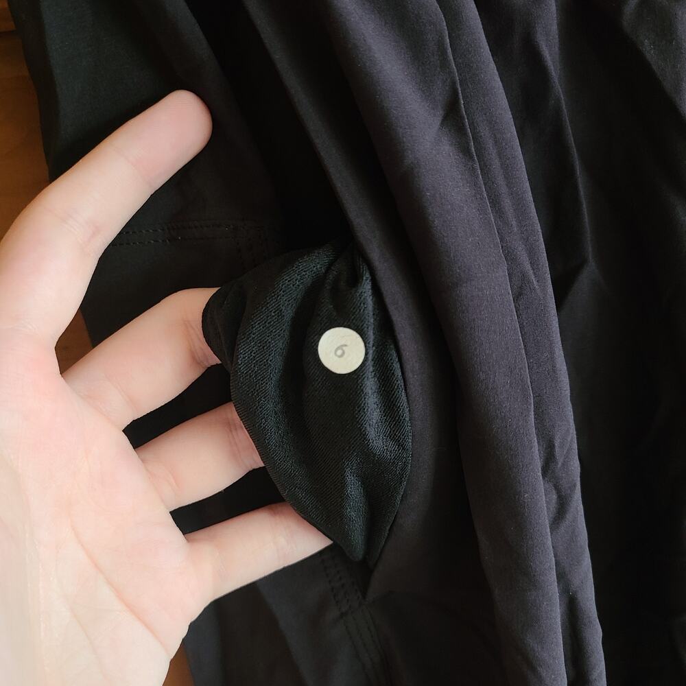 Lululemon Jogger Pant Rollin With My Omies Black 6 Athleisure Workout Gym Hike - Picture 3 of 6